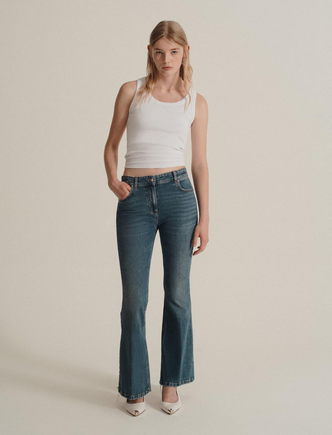 Jeans bootcut in denim stretch | Marella Jeans bootcut in denim stretch | Marella