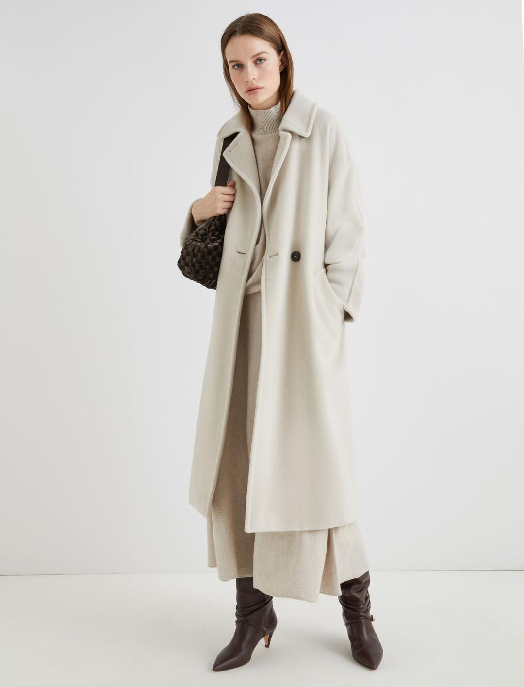 Cappotto doppiopetto in beaver | Marella Cappotto doppiopetto in beaver | Marella