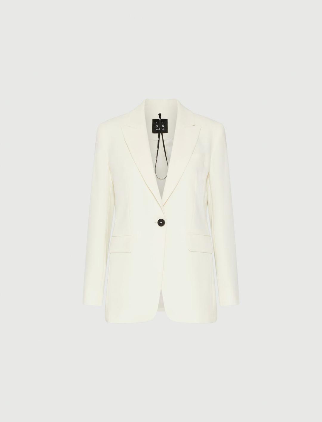 Giacca monopetto in envers satin | Marella Giacca monopetto in envers satin | Marella
