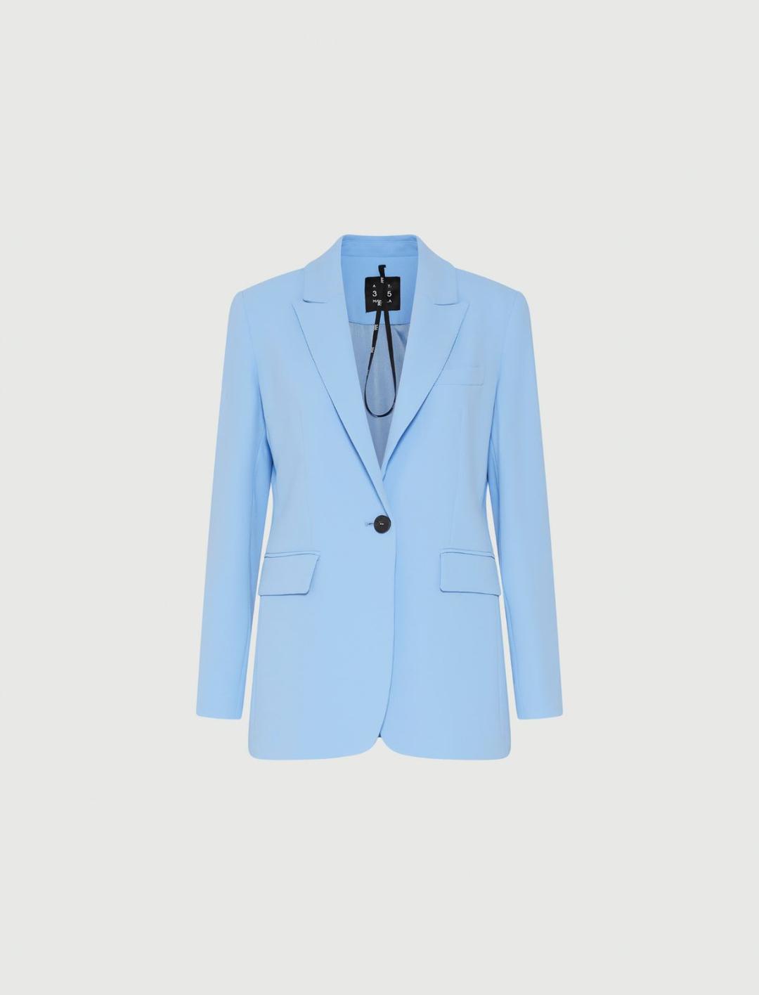 Giacca monopetto in envers satin | Marella Giacca monopetto in envers satin | Marella