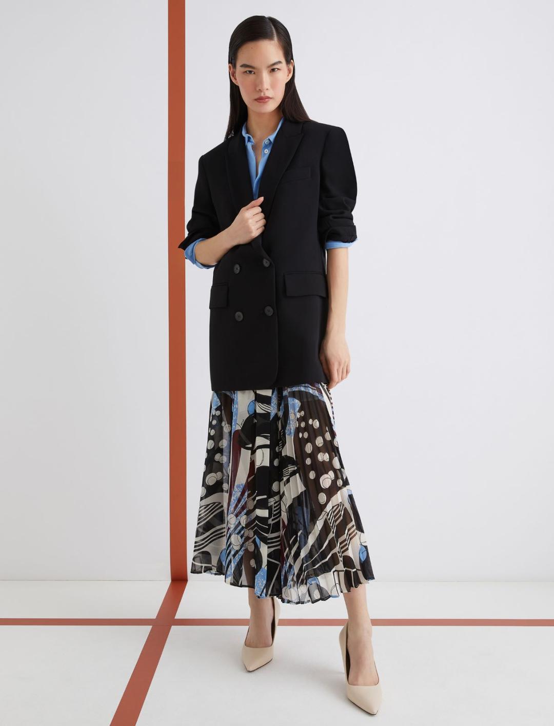 Giacca dritta in envers satin | Marella Giacca dritta in envers satin | Marella