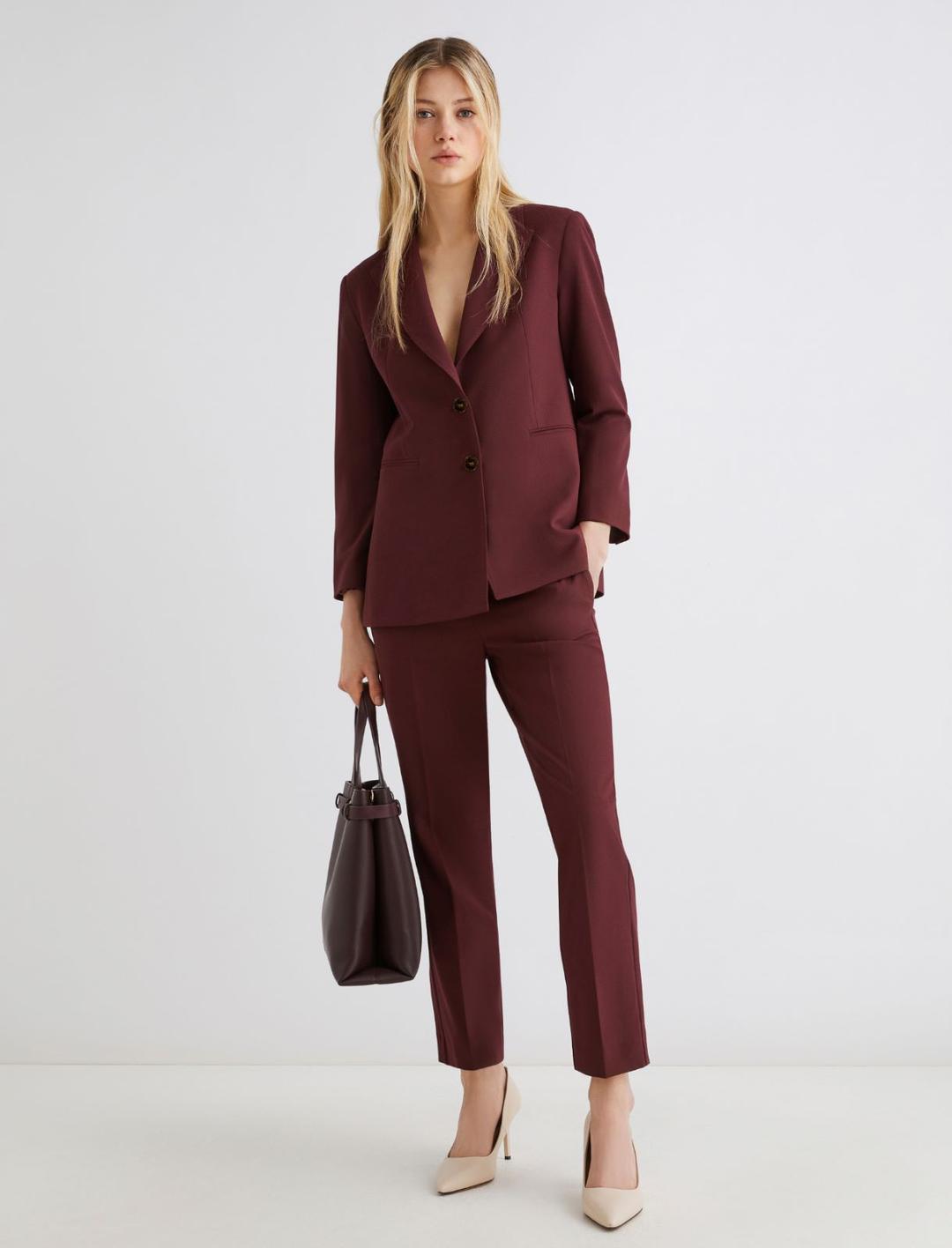 Blazer in tela di misto viscosa | Marella Blazer in tela di misto viscosa | Marella