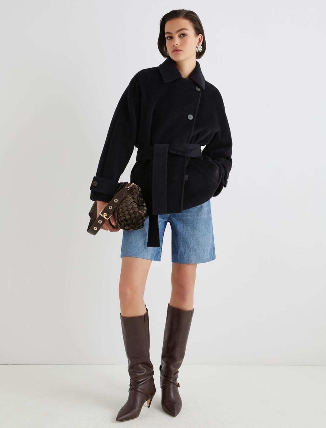 Giaccone in pura lana con cintura | Marella Giaccone in pura lana con cintura | Marella