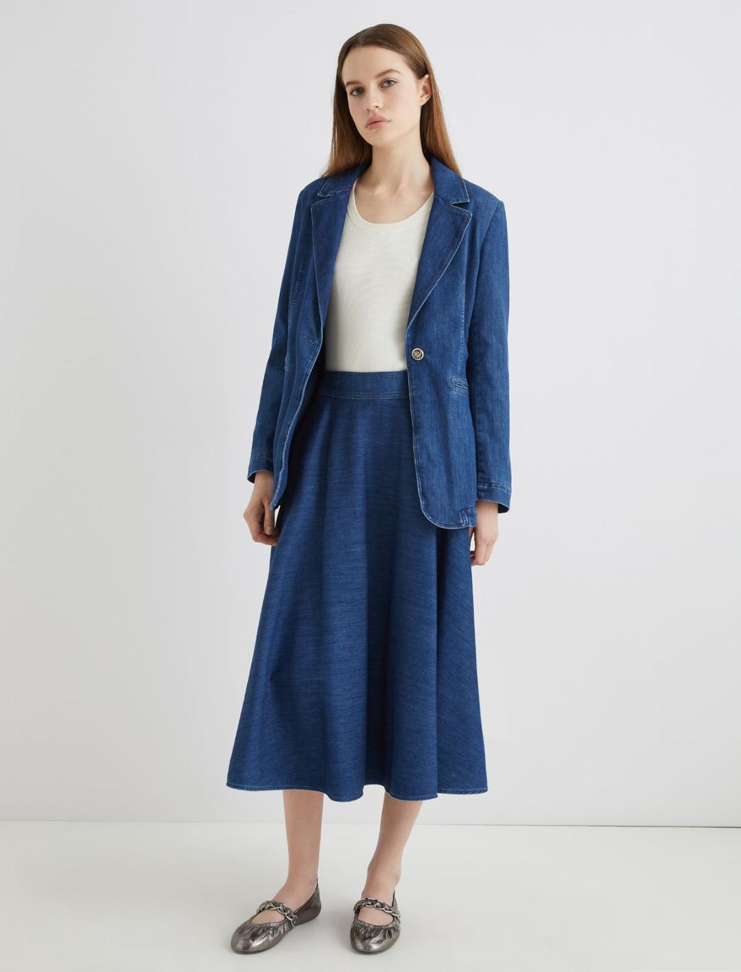 Gonna a ruota in denim | Marella Gonna a ruota in denim | Marella