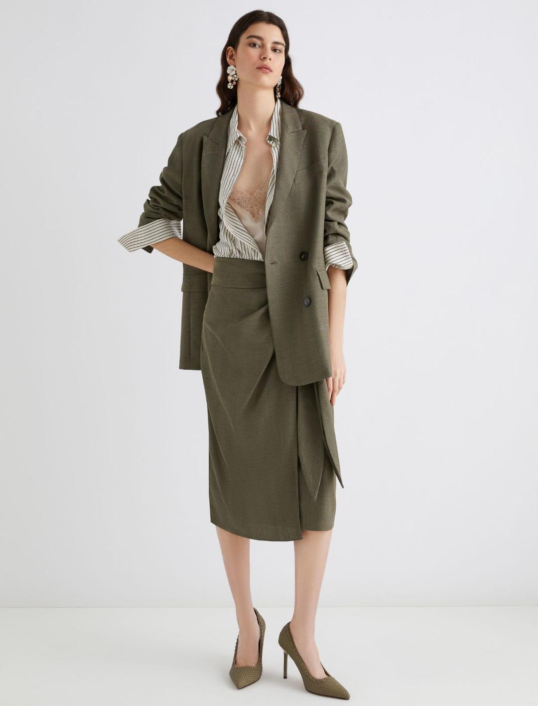 Gonna a portafoglio in saglia | Marella Gonna a portafoglio in saglia | Marella