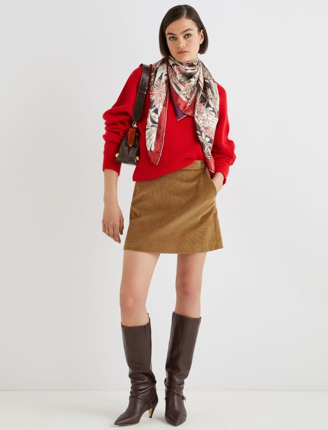 Gonna corta in velluto | Marella Gonna corta in velluto | Marella