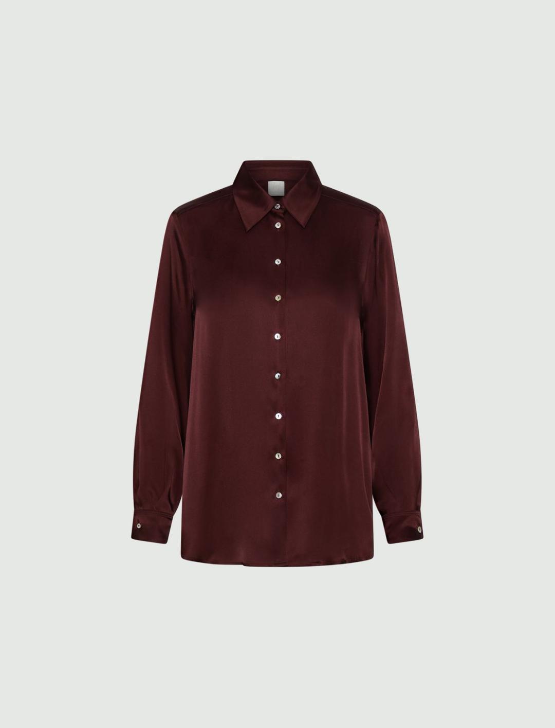 Camicia in raso di misto seta | Marella Camicia in raso di misto seta | Marella