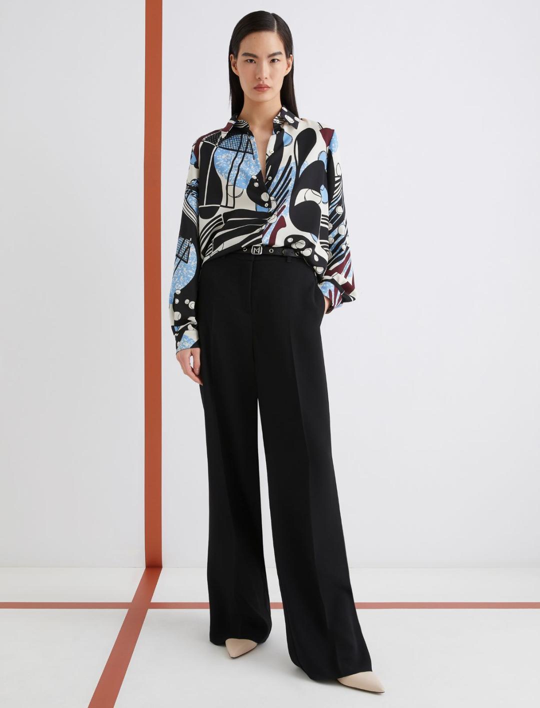 Camicia in satin stampato | Marella Camicia in satin stampato | Marella
