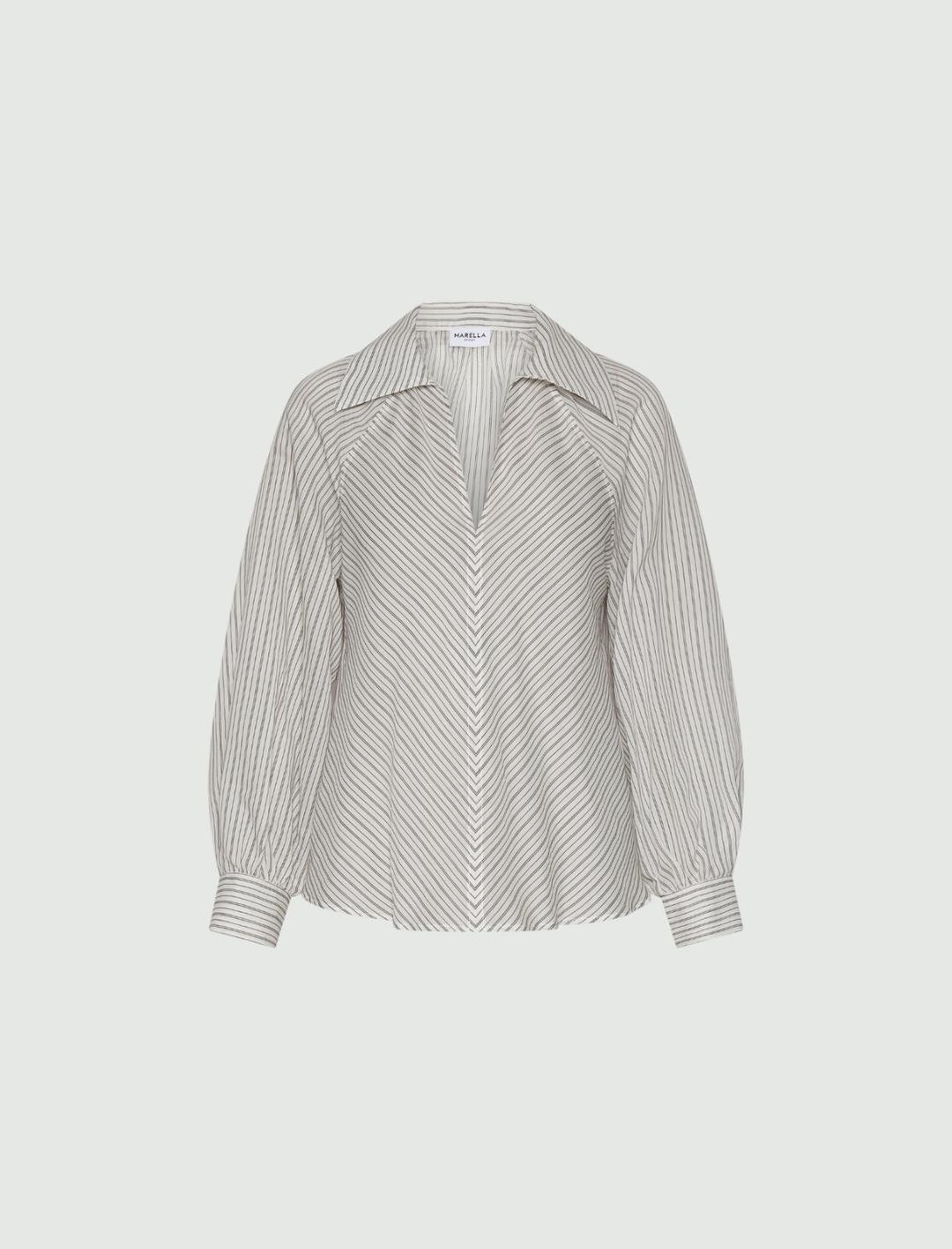 Camicia in mussola di cotone e seta | Marella Camicia in mussola di cotone e seta | Marella