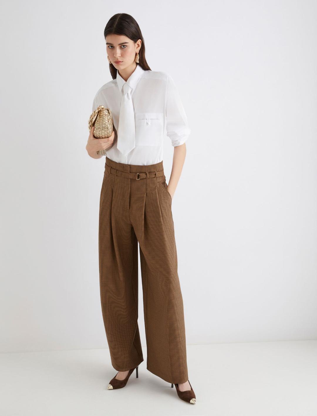 Blusa in popeline con cravatta | Marella Blusa in popeline con cravatta | Marella