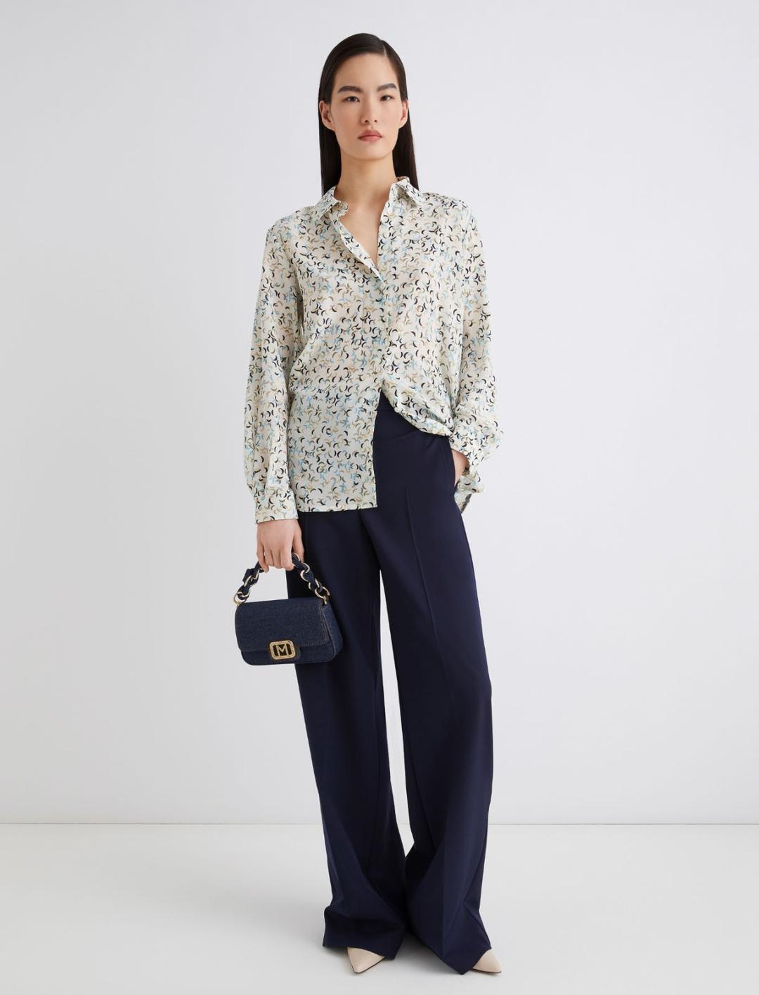 Camicia in crepe stampato | Marella Camicia in crepe stampato | Marella