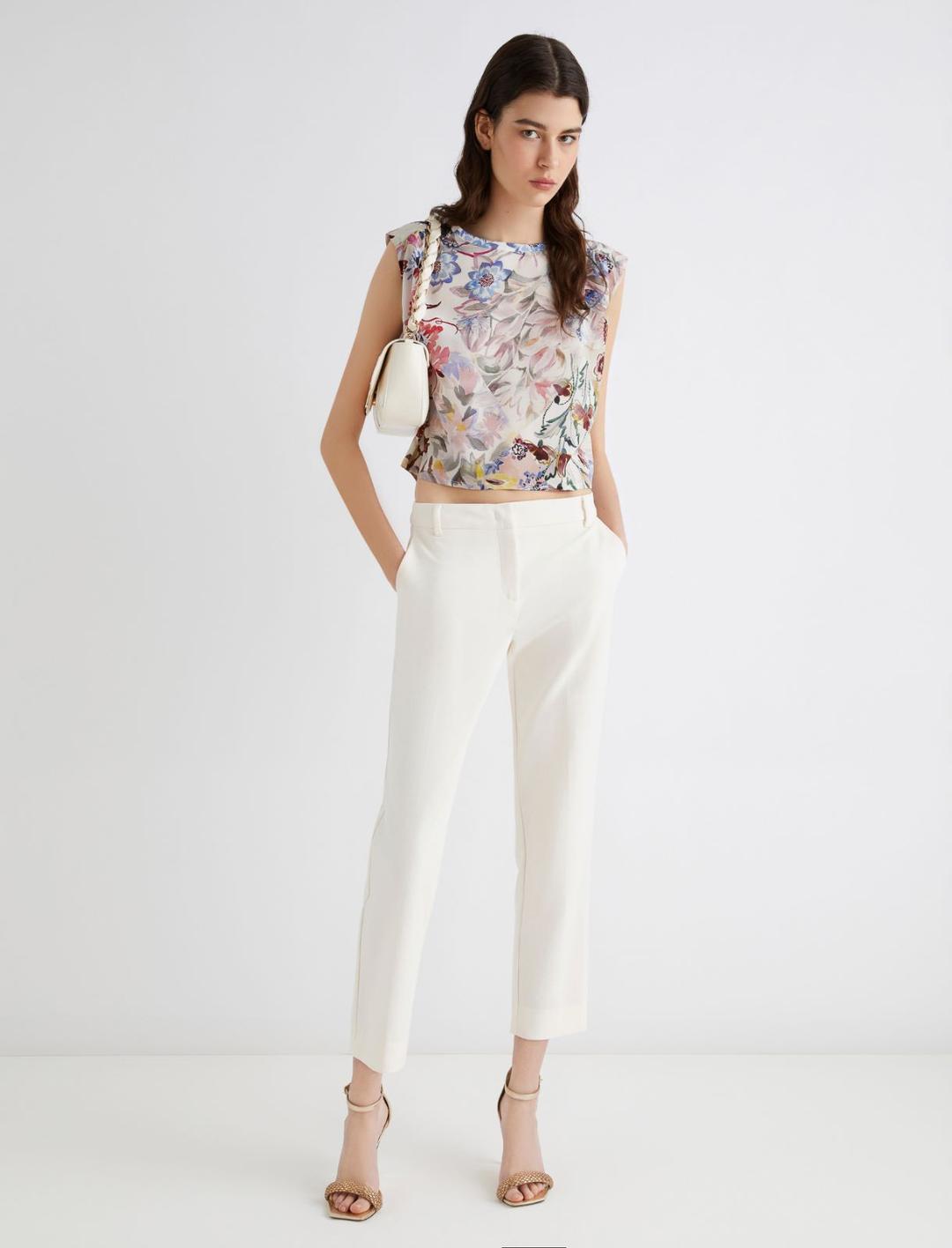 Pantalone chino in cotone stretch | Marella Pantalone chino in cotone stretch | Marella