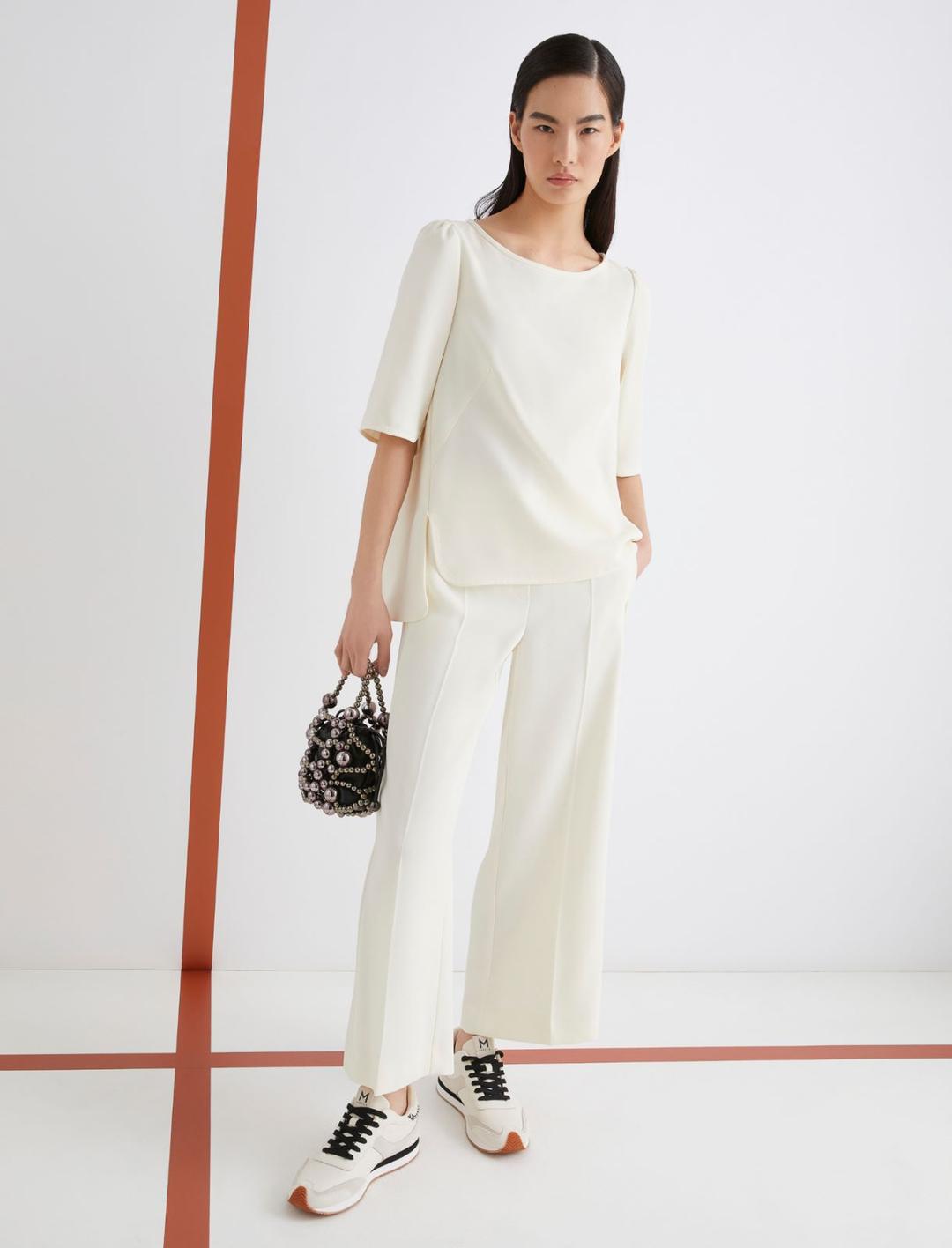 Pantalone con fasce in satin | Marella Pantalone con fasce in satin | Marella