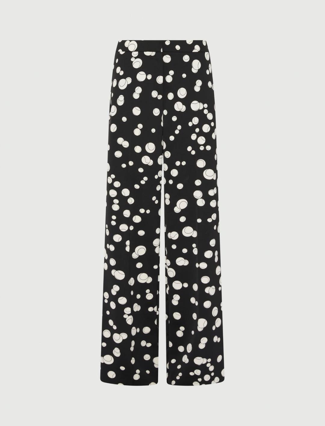 Pantalone in satin stampato | Marella Pantalone in satin stampato | Marella