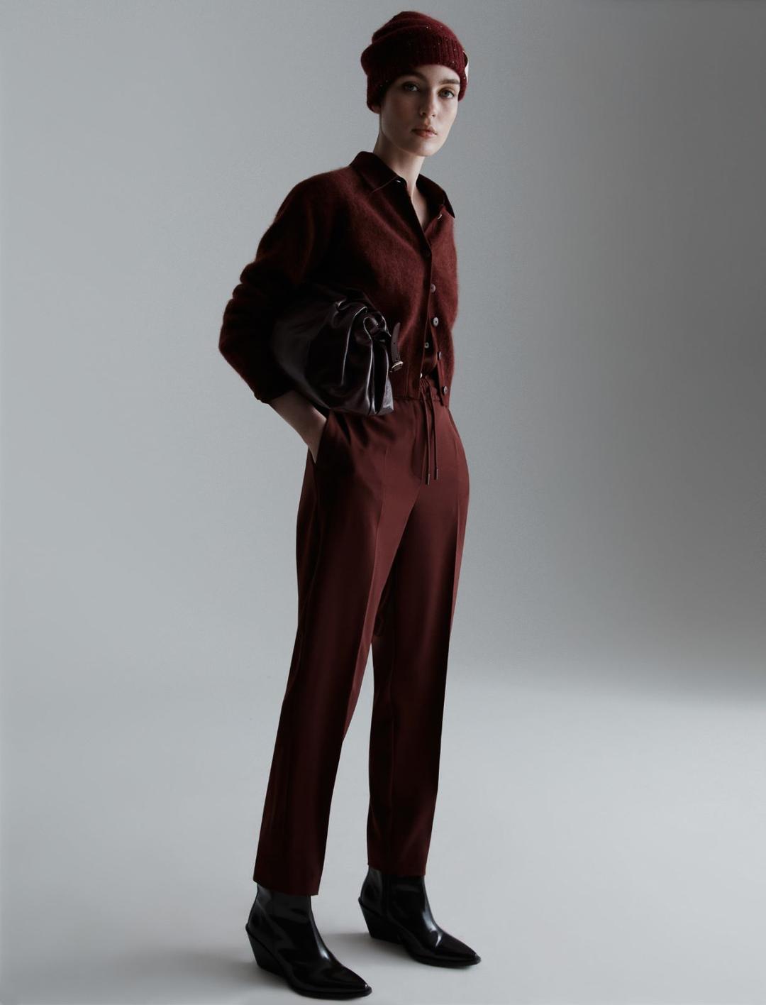 Jogger in twill stretch | Marella Jogger in twill stretch | Marella