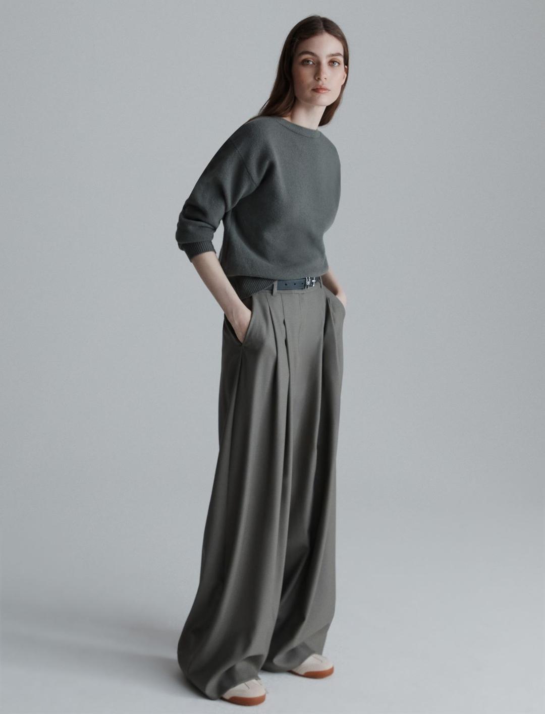 Pantalone ampio in gabardina | Marella Pantalone ampio in gabardina | Marella