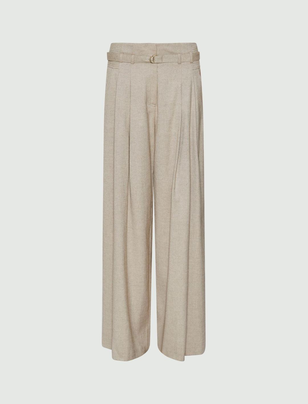 Pantalone a palazzo stretch | Marella Pantalone a palazzo stretch | Marella