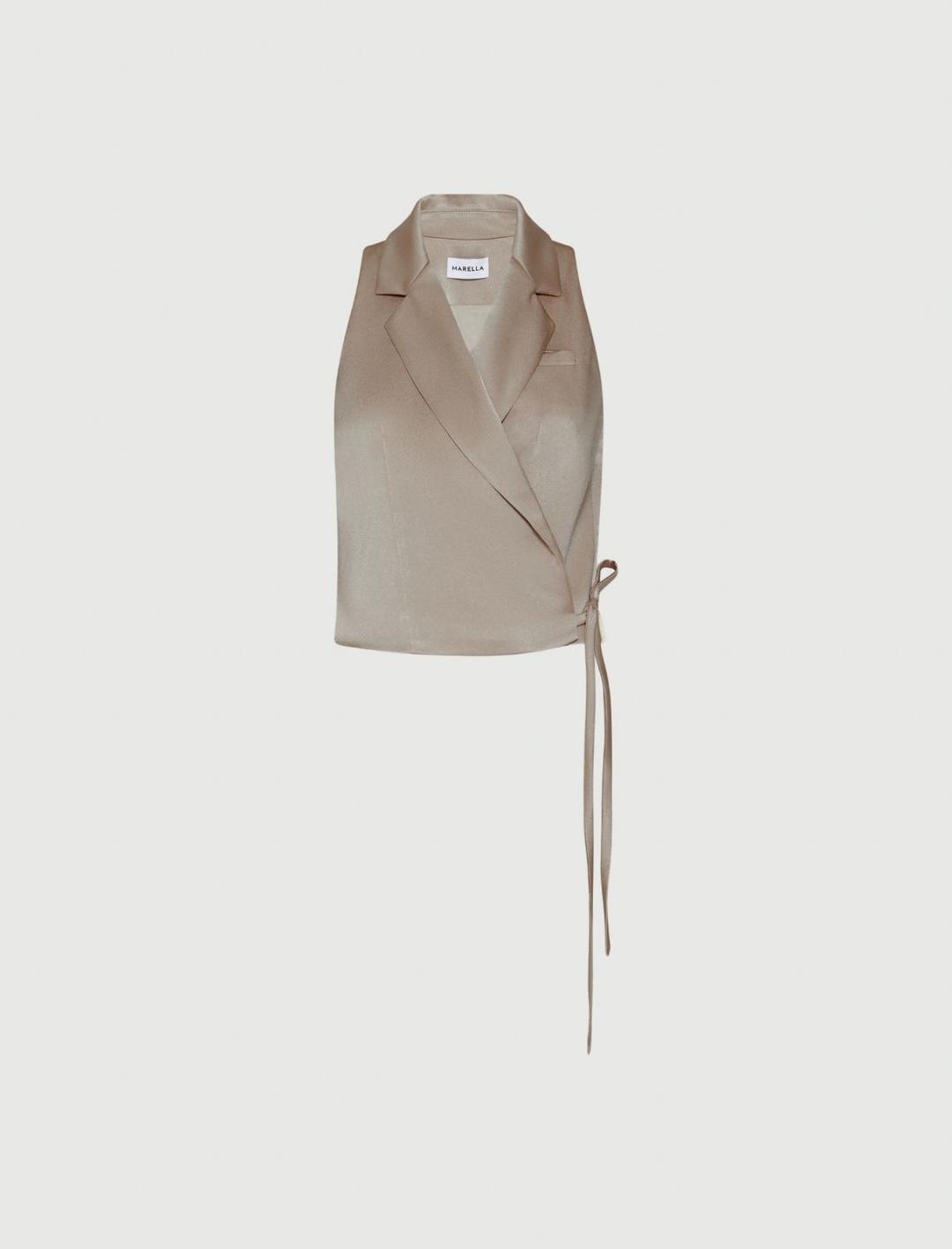 Gilet in satin | Marella Gilet in satin | Marella