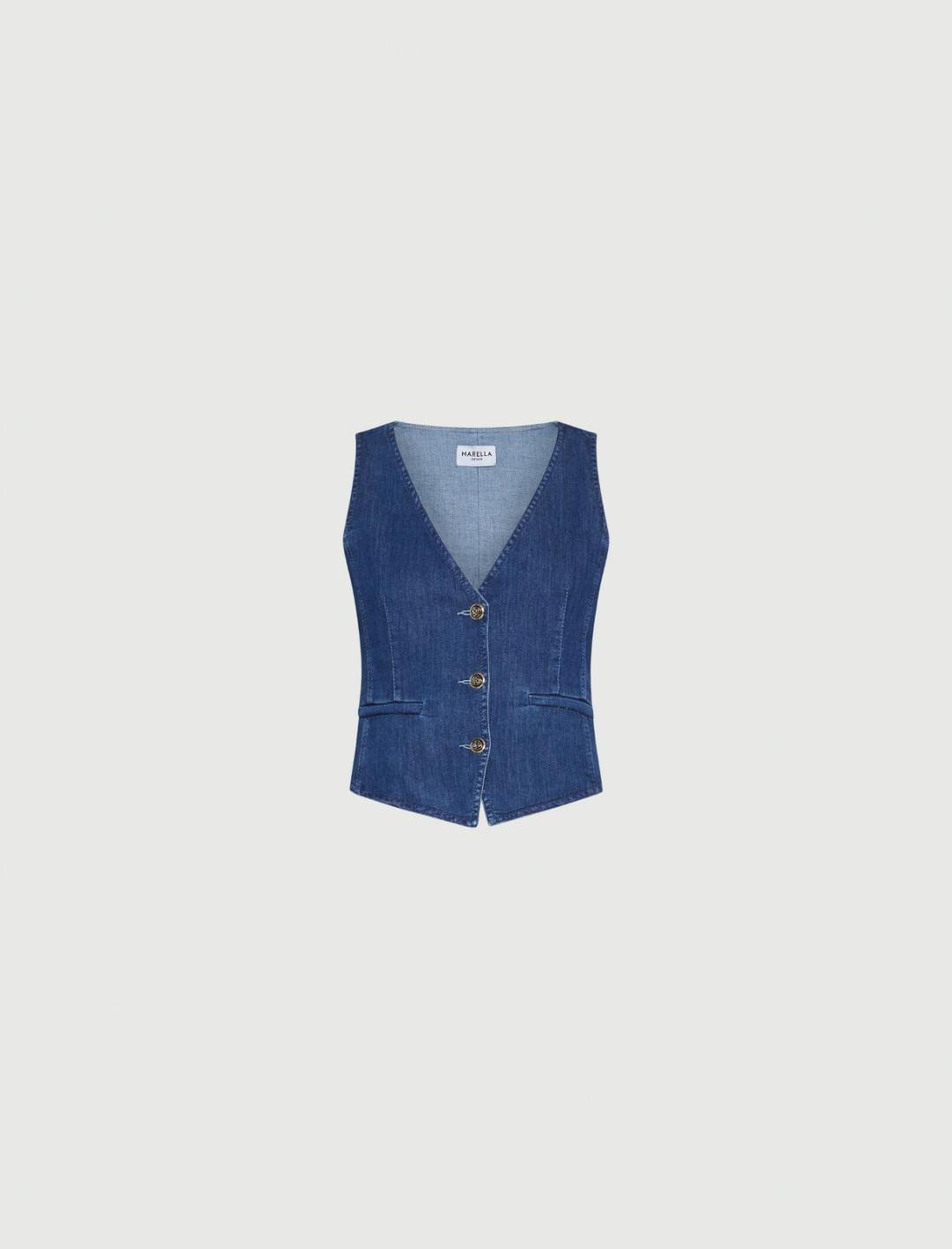 Gilet in denim | Marella Gilet in denim | Marella