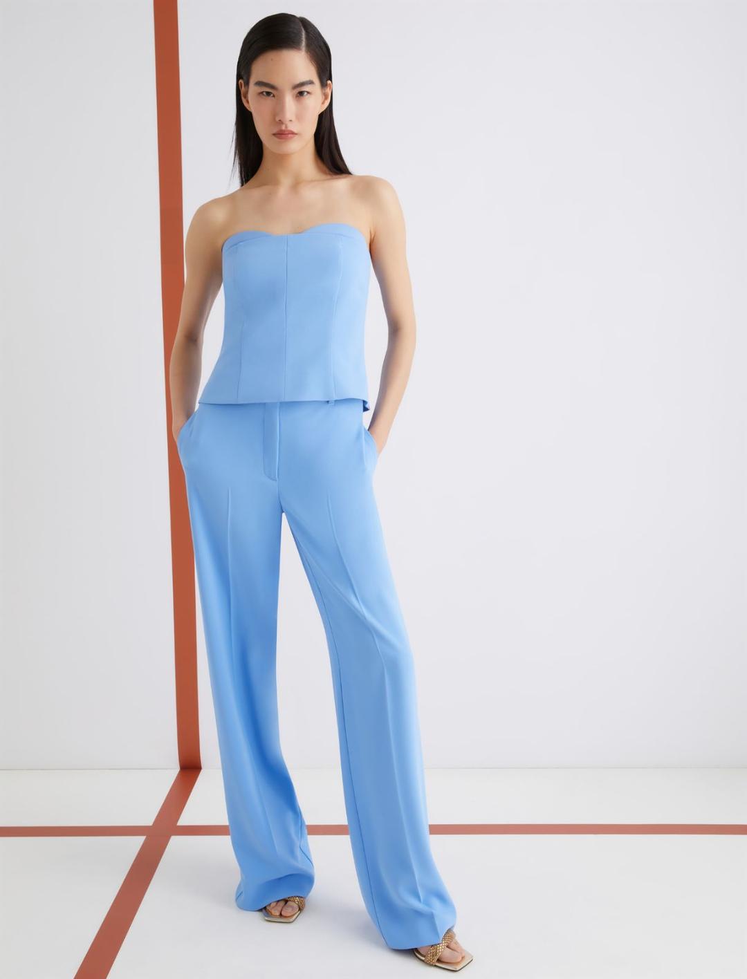 Top bustier in envers satin | Marella Top bustier in envers satin | Marella