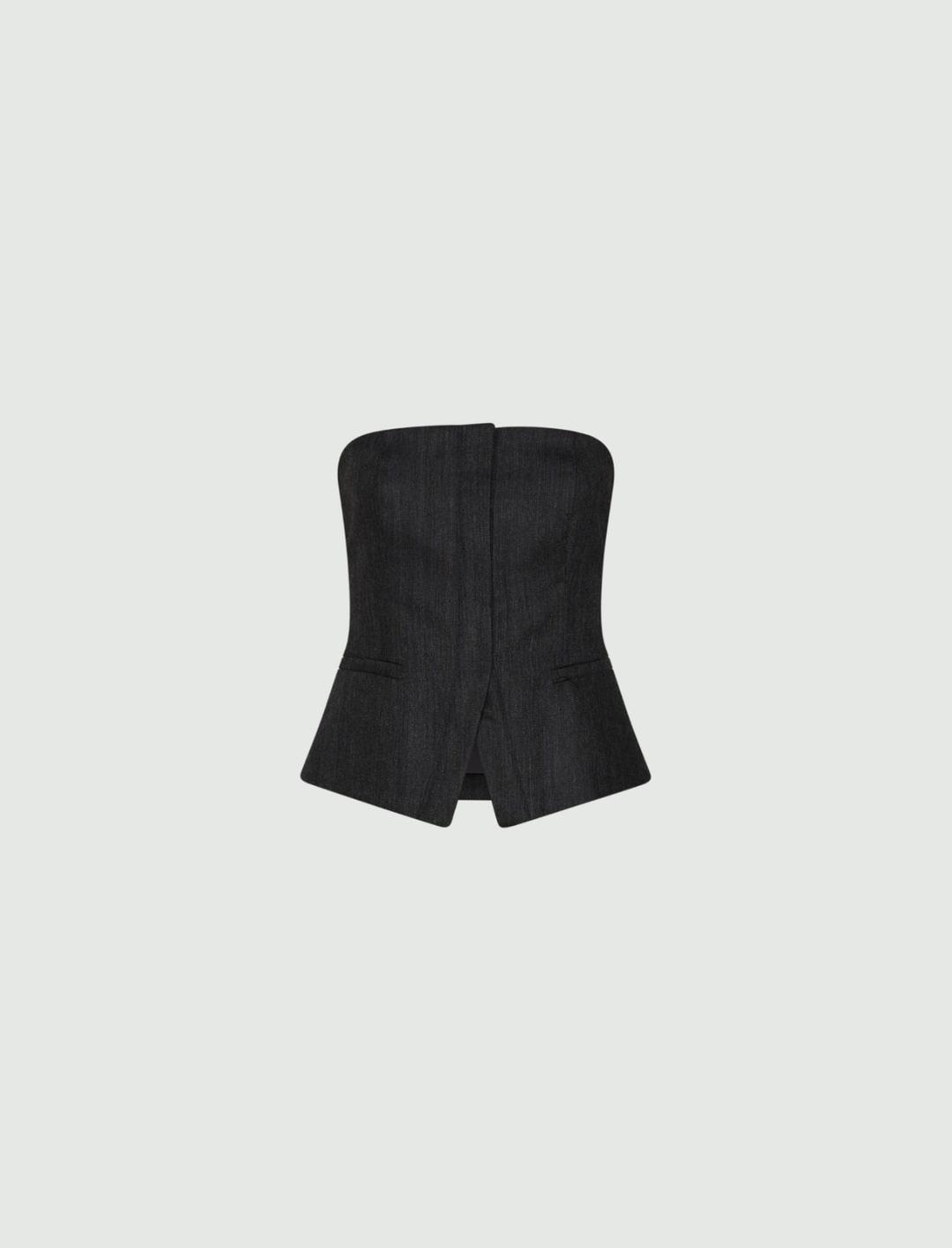 Bustier in lana con stecche | Marella Bustier in lana con stecche | Marella