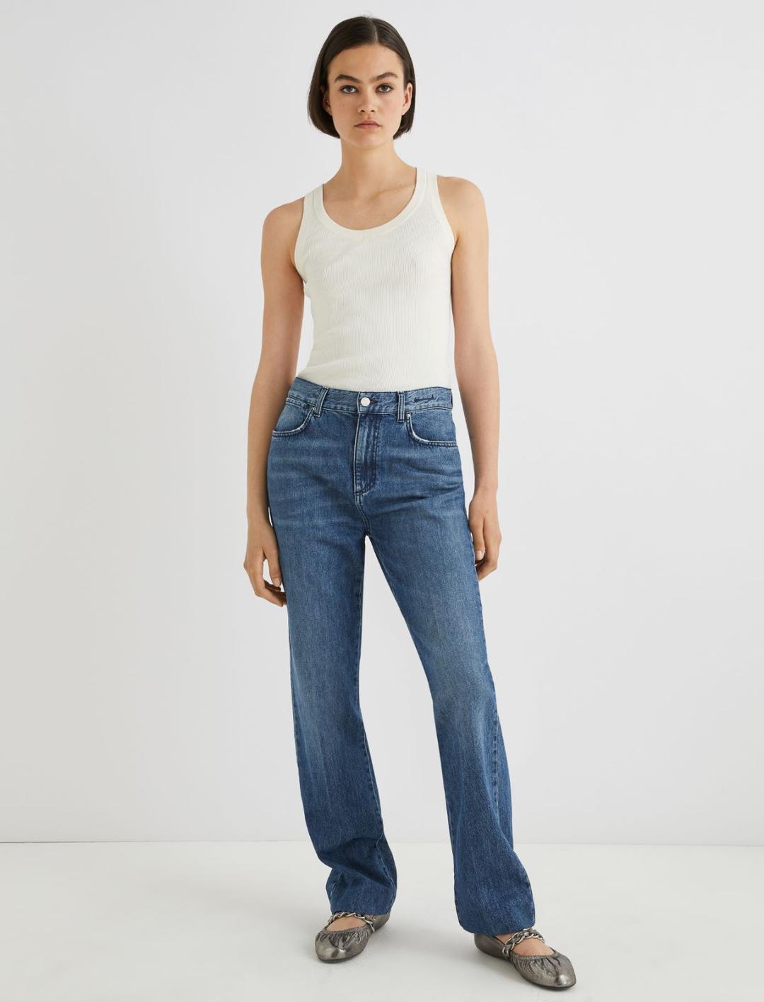 Jeans wide leg con impunture | Marella Jeans wide leg con impunture | Marella
