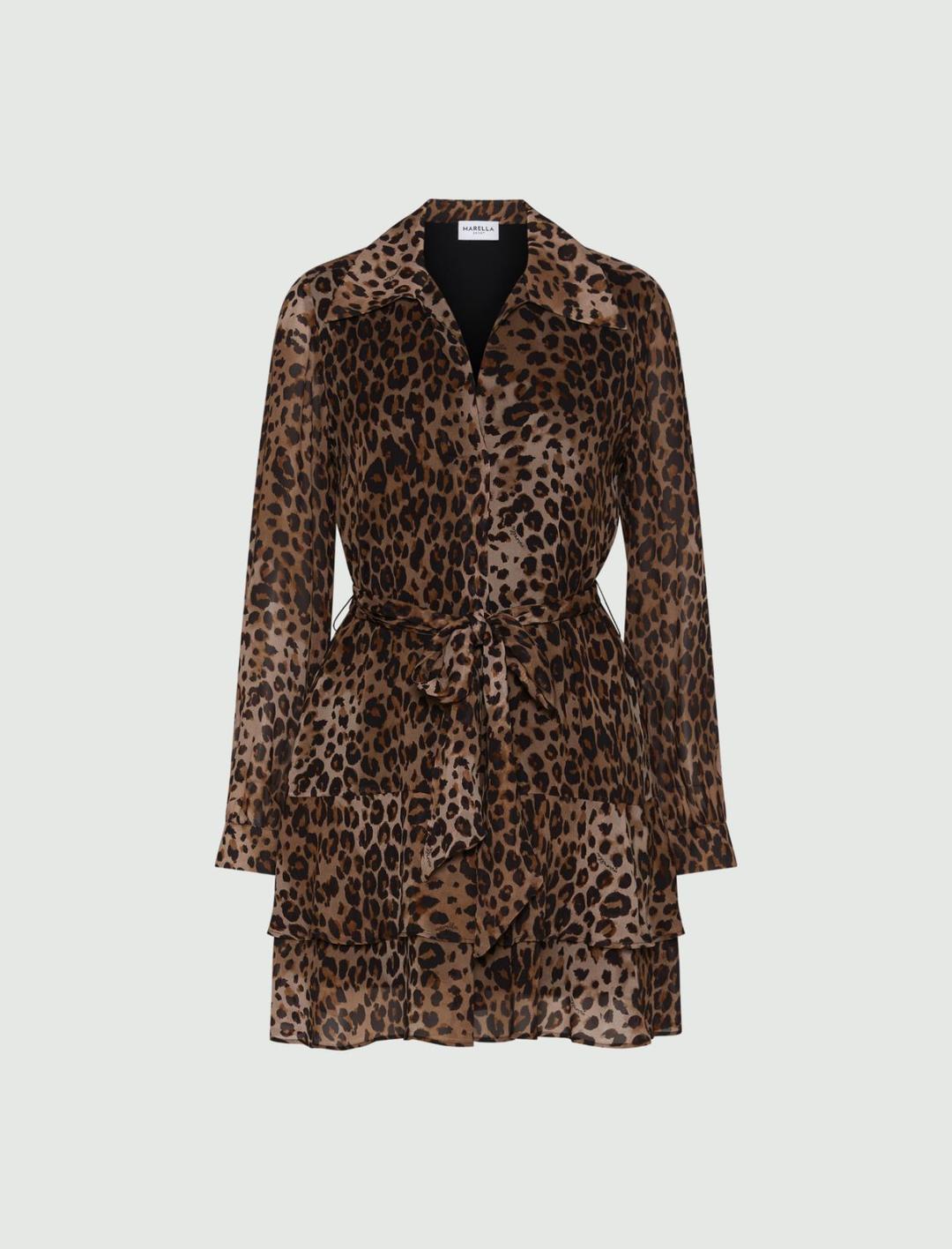 Abito in georgette con balze | Marella Abito in georgette con balze | Marella