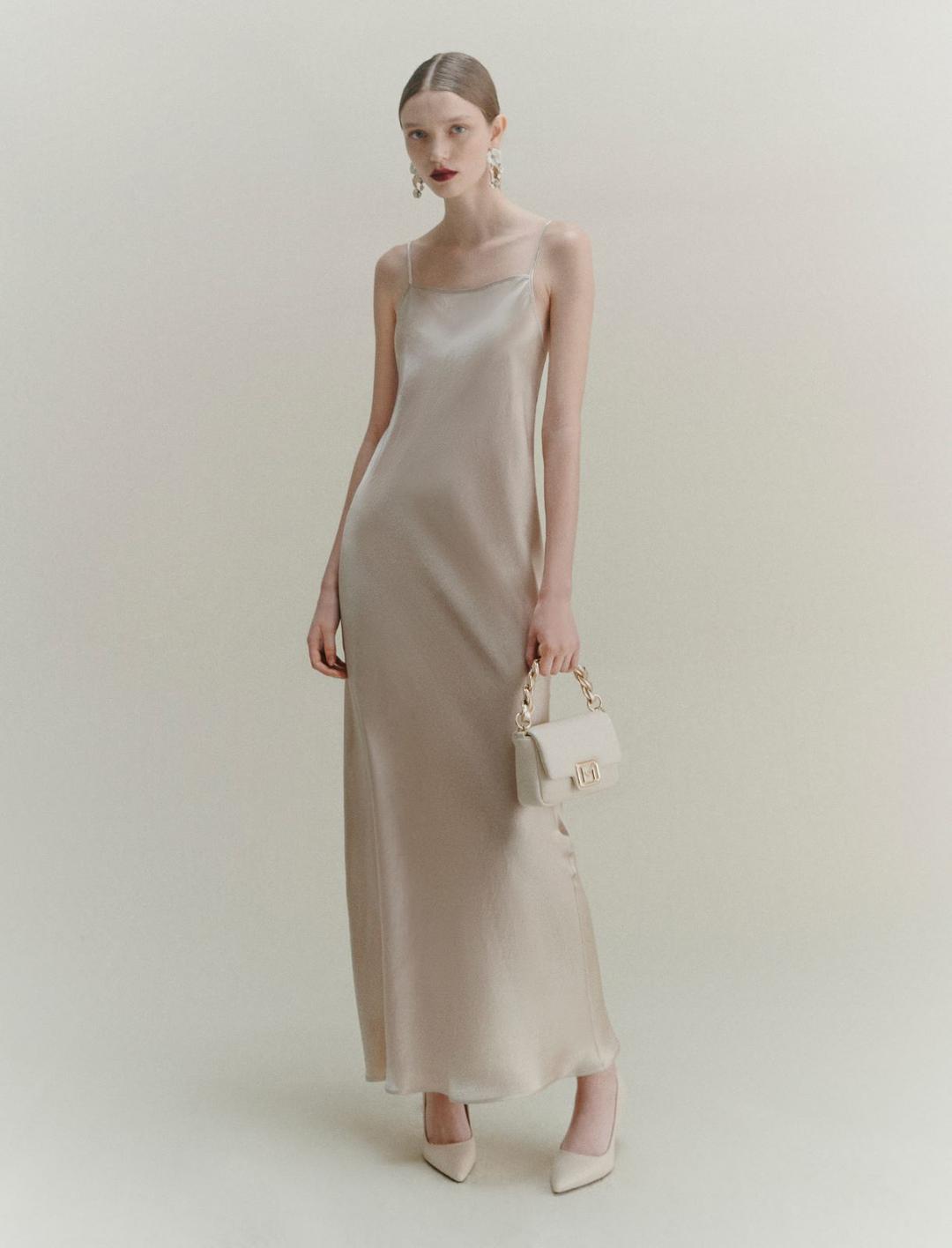 Slip dress in raso | Marella Slip dress in raso | Marella