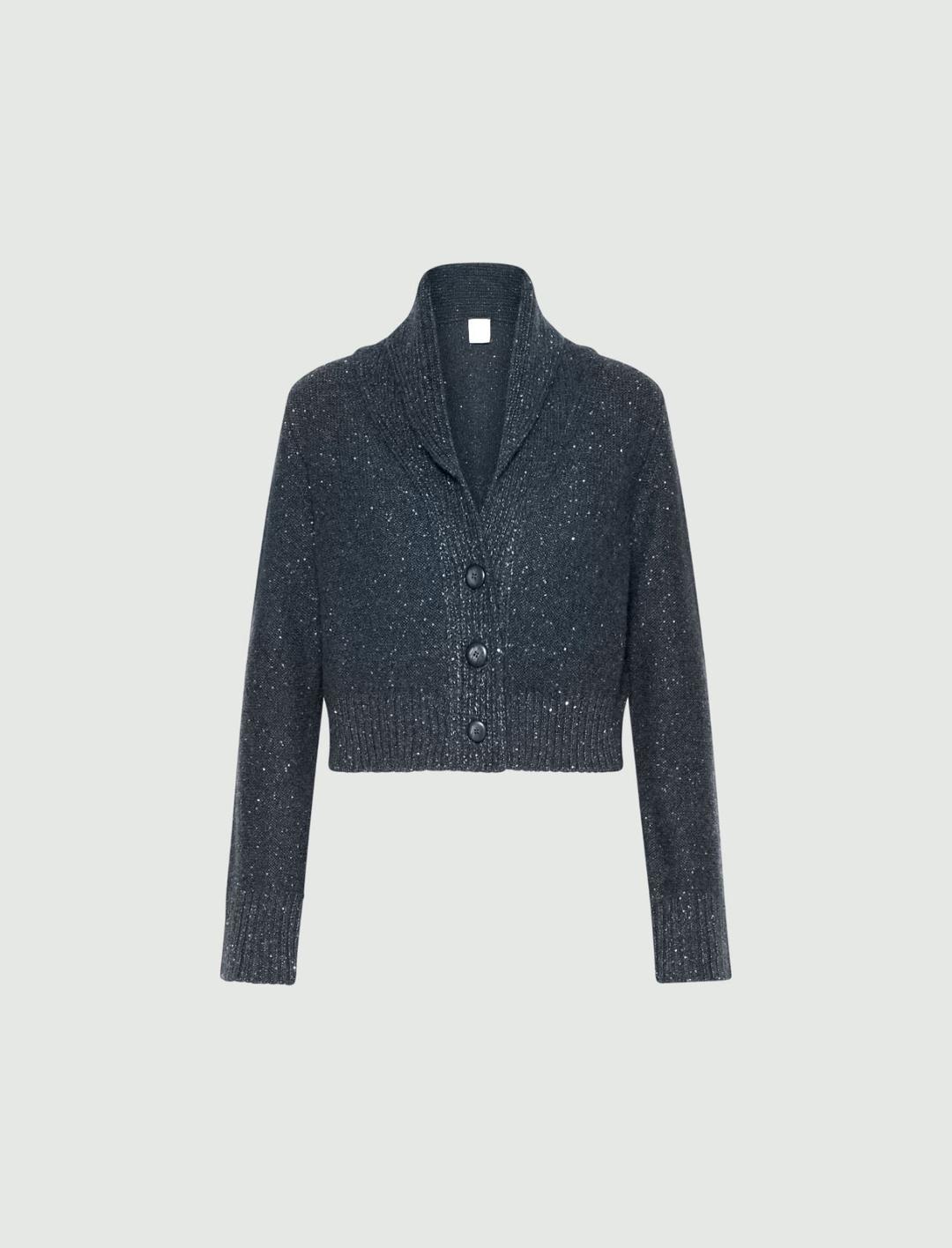 Cardigan in misto cashmere con paillette | Marella Cardigan in misto cashmere con paillette | Marella