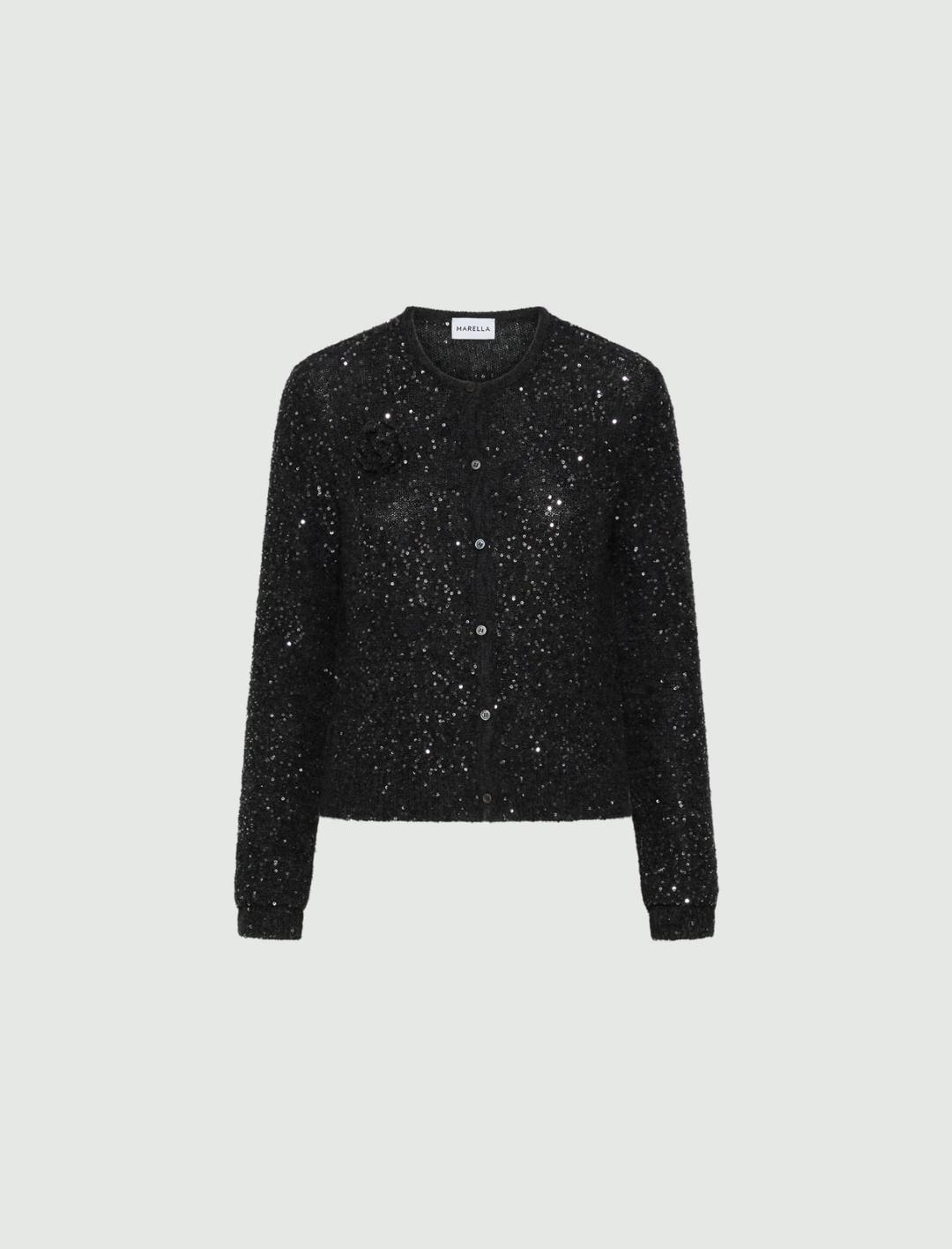 Cardigan in maglia con paillette | Marella Cardigan in maglia con paillette | Marella