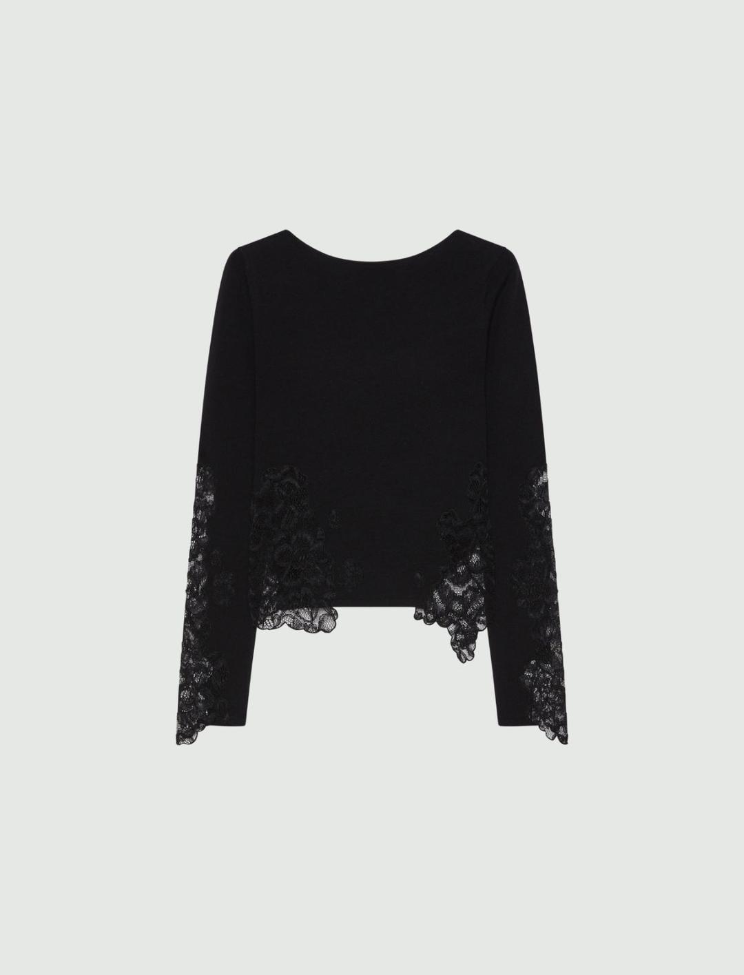 Maglia aderente con pizzo | Marella Maglia aderente con pizzo | Marella