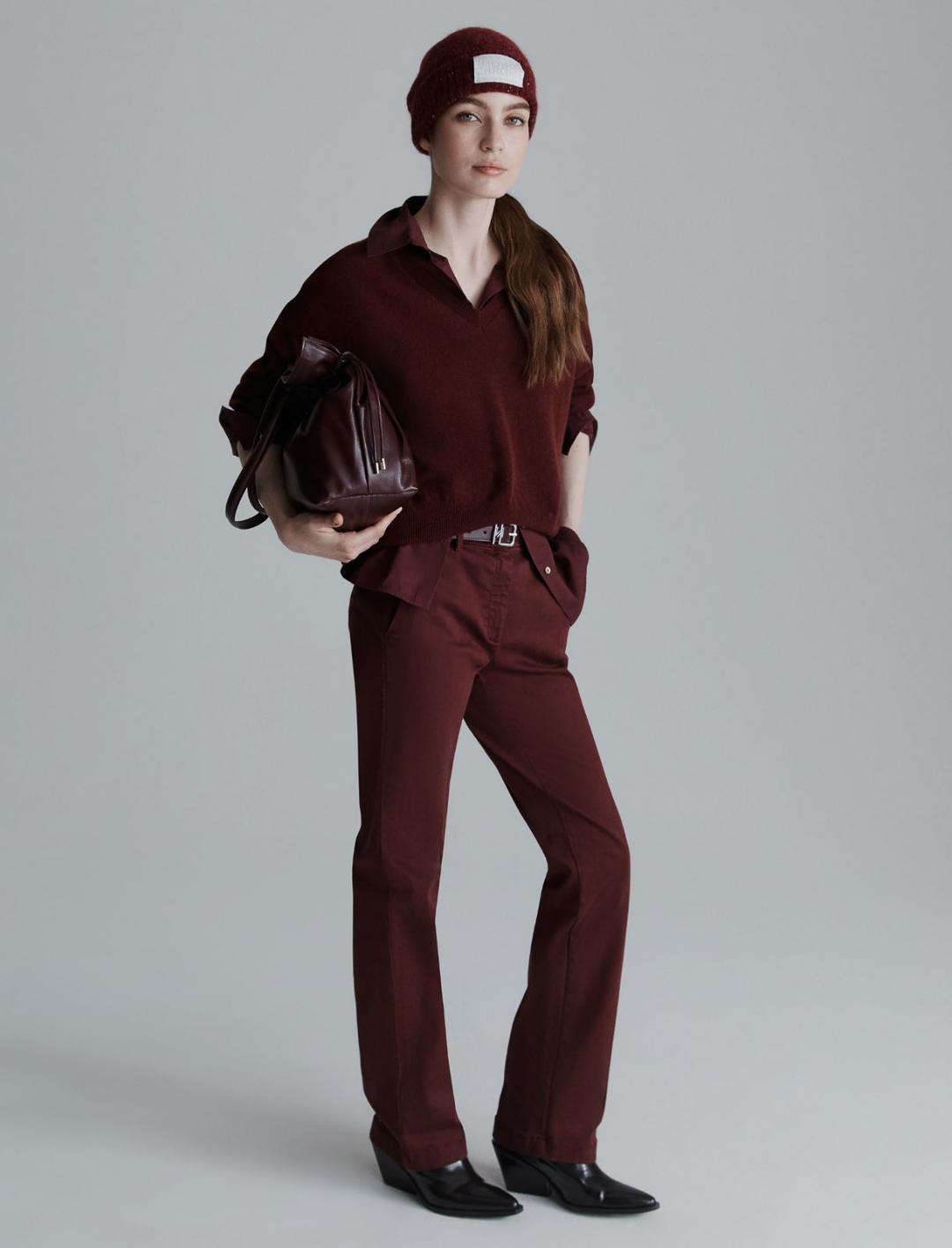 Maglia con collo a V in puro cashmere | Marella Maglia con collo a V in puro cashmere | Marella