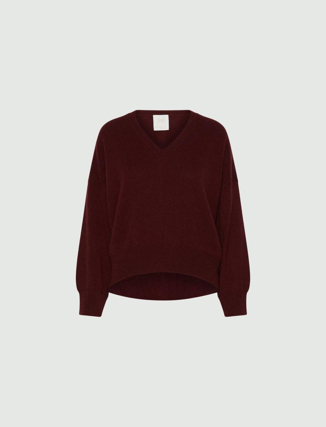 Maglia con collo a V in puro cashmere | Marella Maglia con collo a V in puro cashmere | Marella