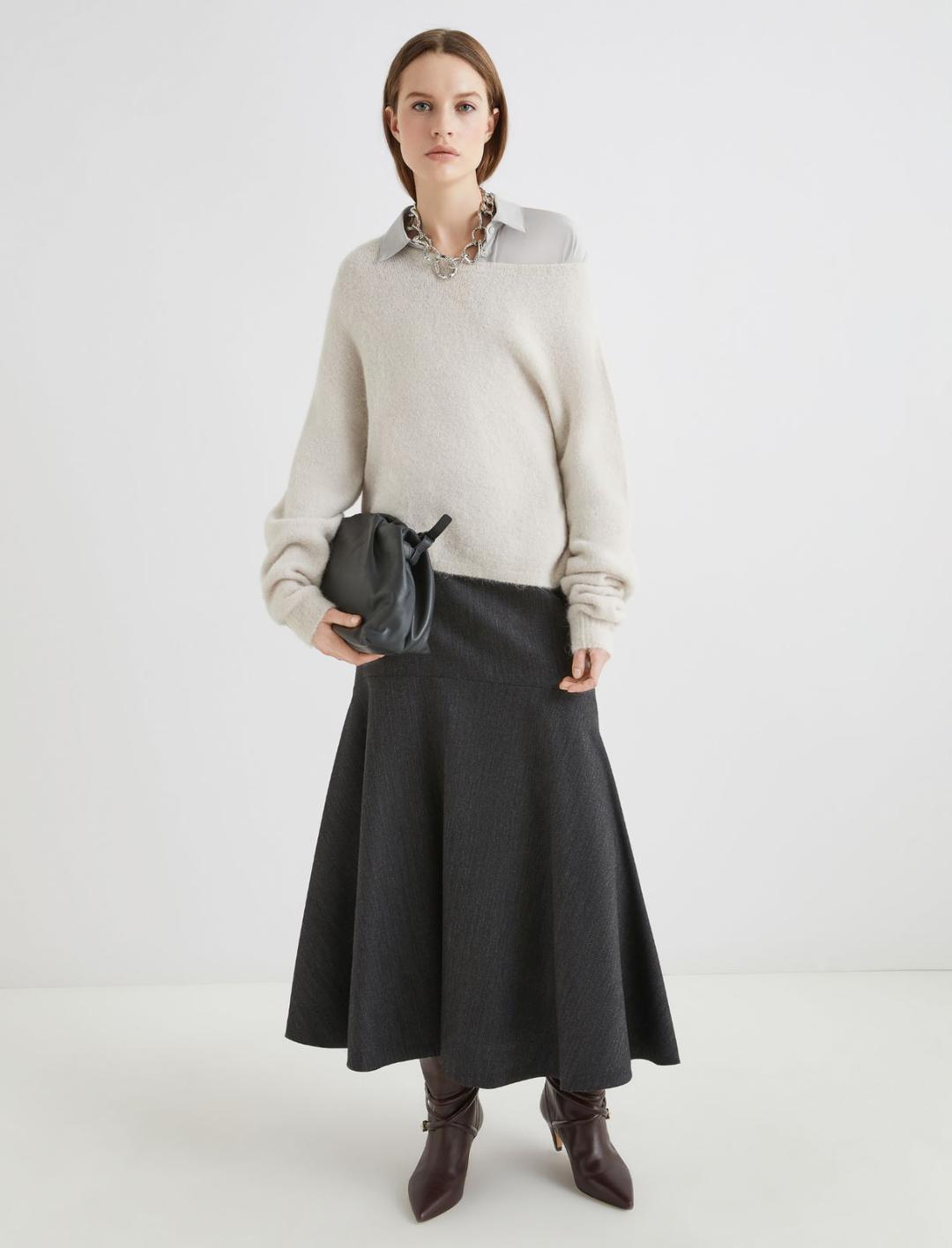 Maglia girocollo in alpaca stretch | Marella Maglia girocollo in alpaca stretch | Marella