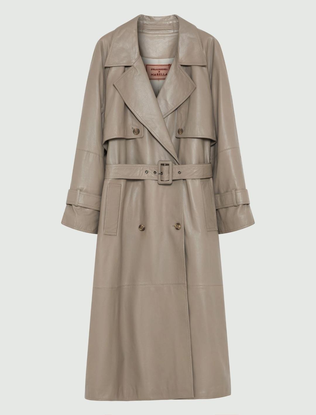 Trench in pelle imbottita | Marella Trench in pelle imbottita | Marella