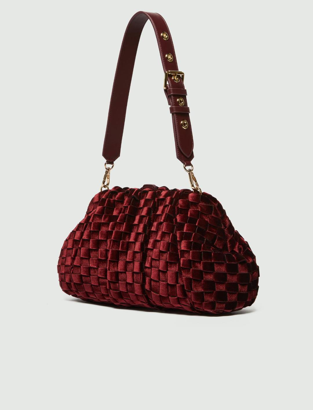 Pochette morbida in velluto intrecciato | Marella Pochette morbida in velluto intrecciato | Marella