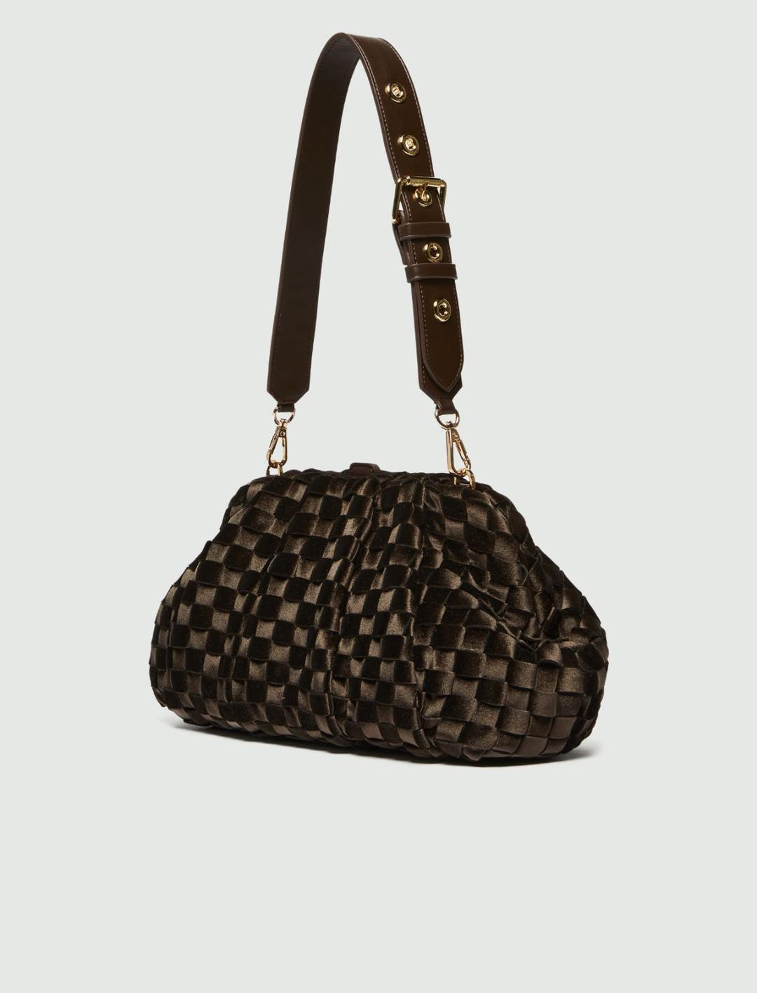 Pochette morbida in velluto intrecciato | Marella Pochette morbida in velluto intrecciato | Marella