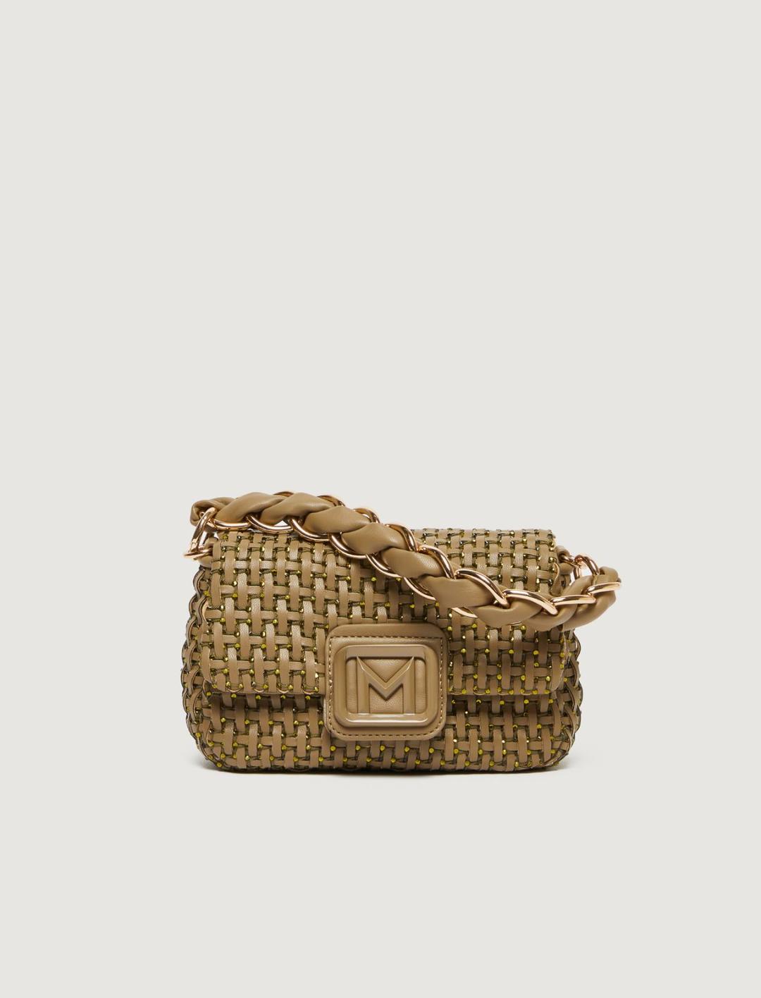 Borsa Le Muse small con intreccio e strass | Marella Borsa Le Muse small con intreccio e strass | Marella