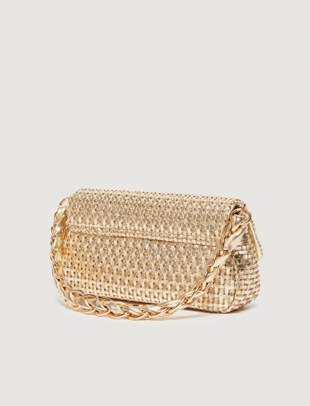 Borsa Le Muse medium con intreccio e strass | Marella Borsa Le Muse medium con intreccio e strass | Marella