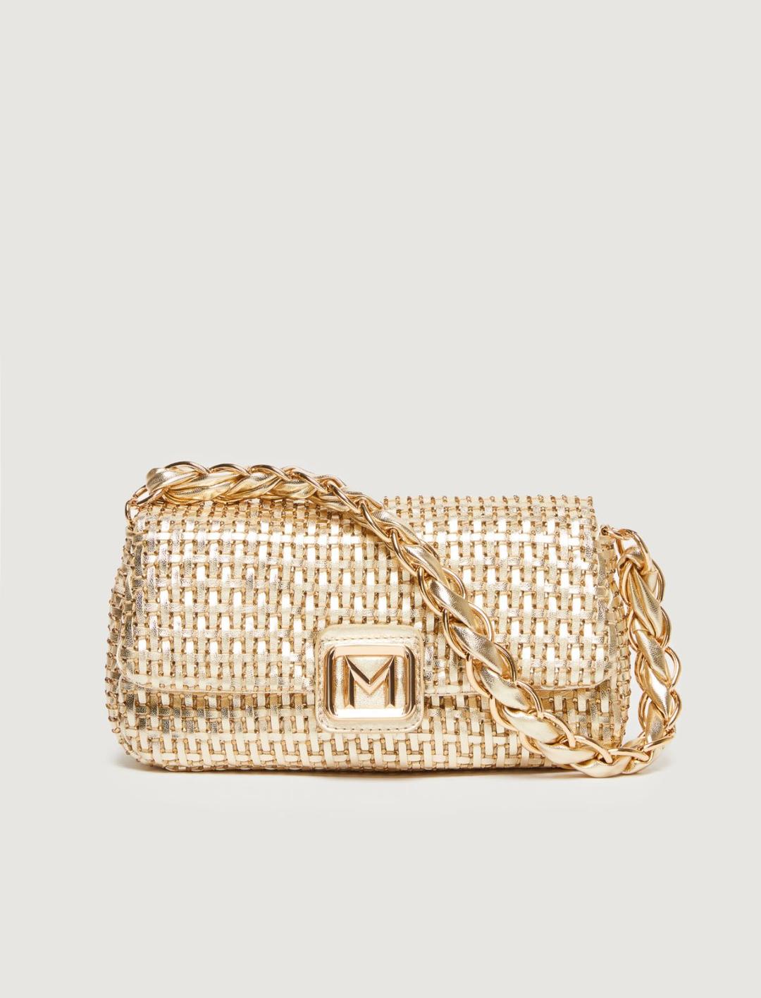 Borsa Le Muse medium con intreccio e strass | Marella Borsa Le Muse medium con intreccio e strass | Marella