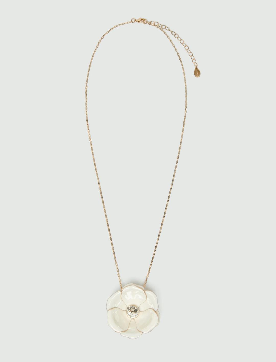 Collana lunga con fiore smaltato | Marella Collana lunga con fiore smaltato | Marella