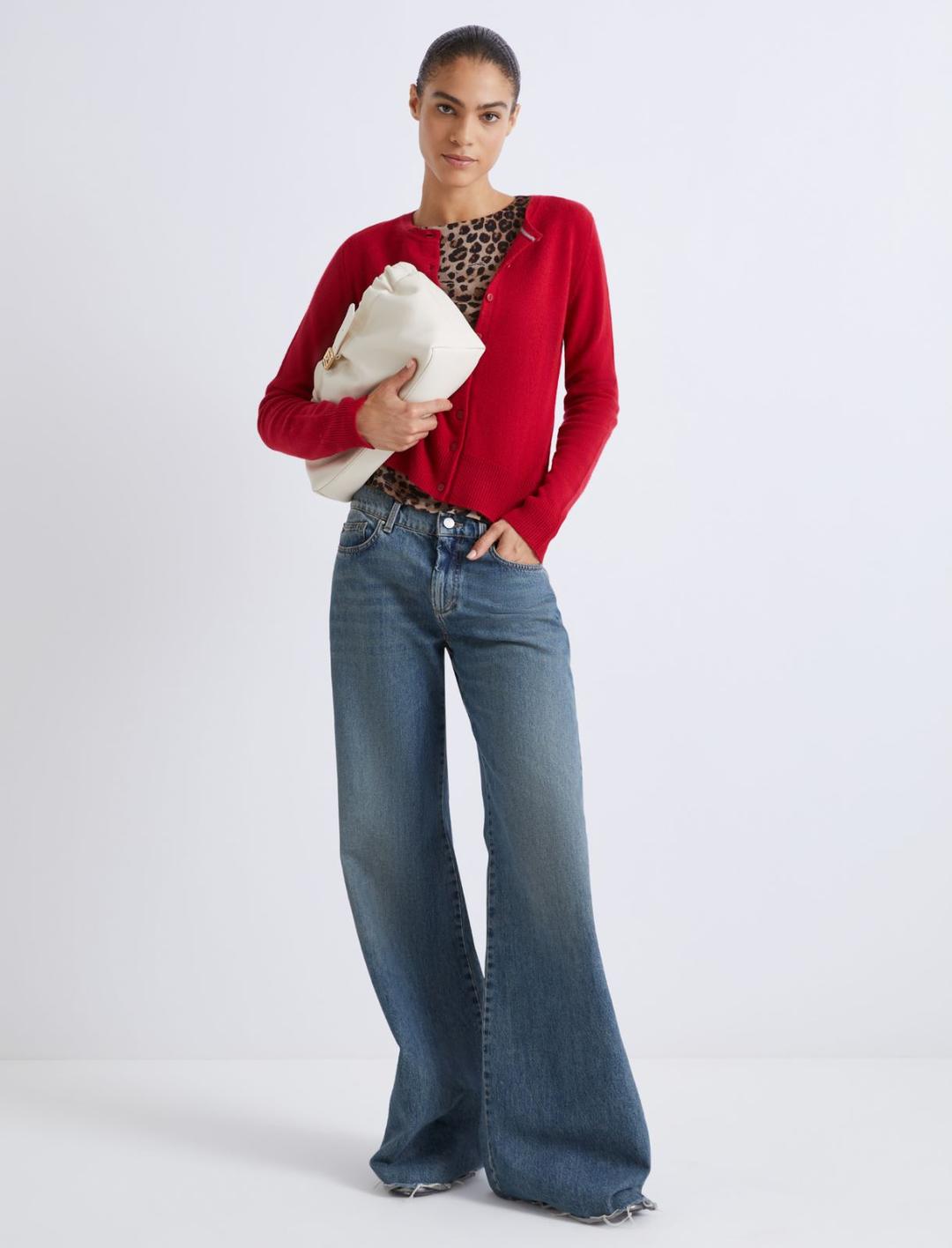 T-shirt in jersey tulle stampato | Marella T-shirt in jersey tulle stampato | Marella