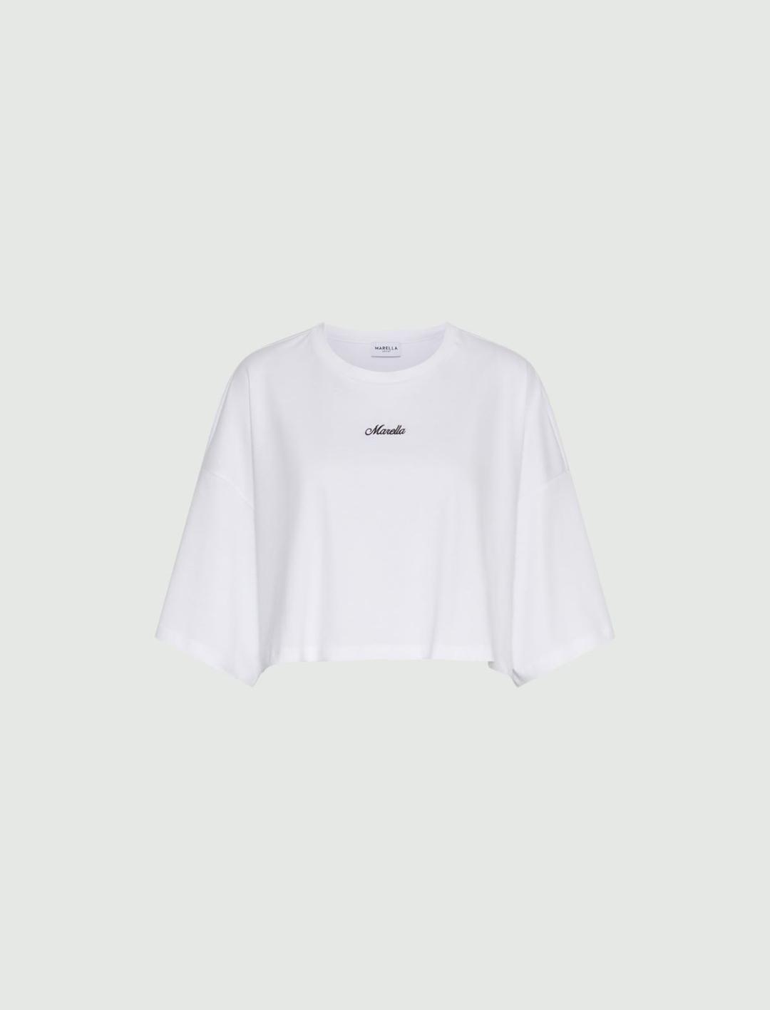 T-shirt con logo ricamato | Marella T-shirt con logo ricamato | Marella