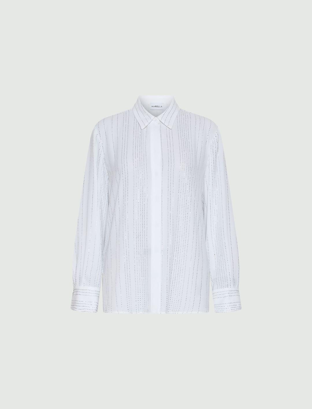Camicia in georgette con strass | Marella Camicia in georgette con strass | Marella