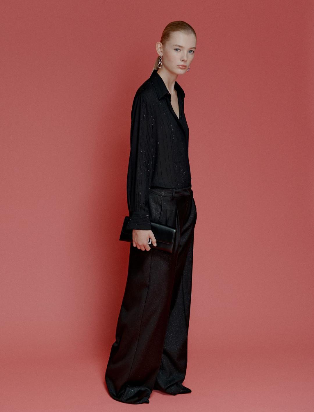 Camicia in georgette con strass | Marella Camicia in georgette con strass | Marella