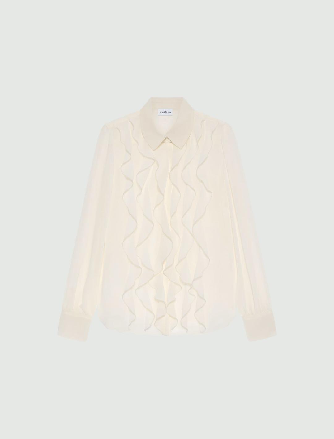 Camicia in georgette con volant | Marella Camicia in georgette con volant | Marella