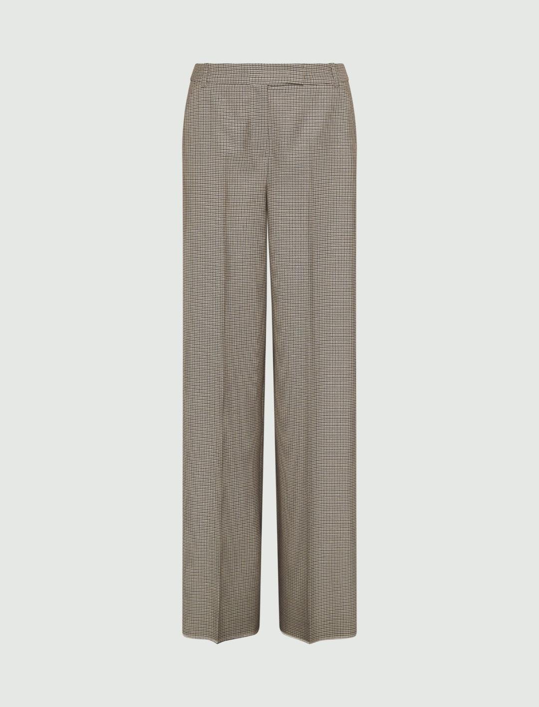 Pantalone wide leg con filo di lurex | Marella Pantalone wide leg con filo di lurex | Marella