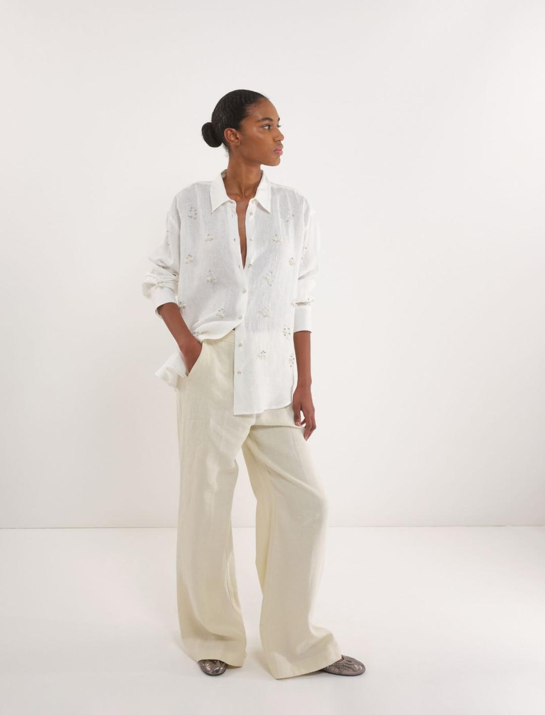 Pantalone in lino e cotone | Marella Pantalone in lino e cotone | Marella