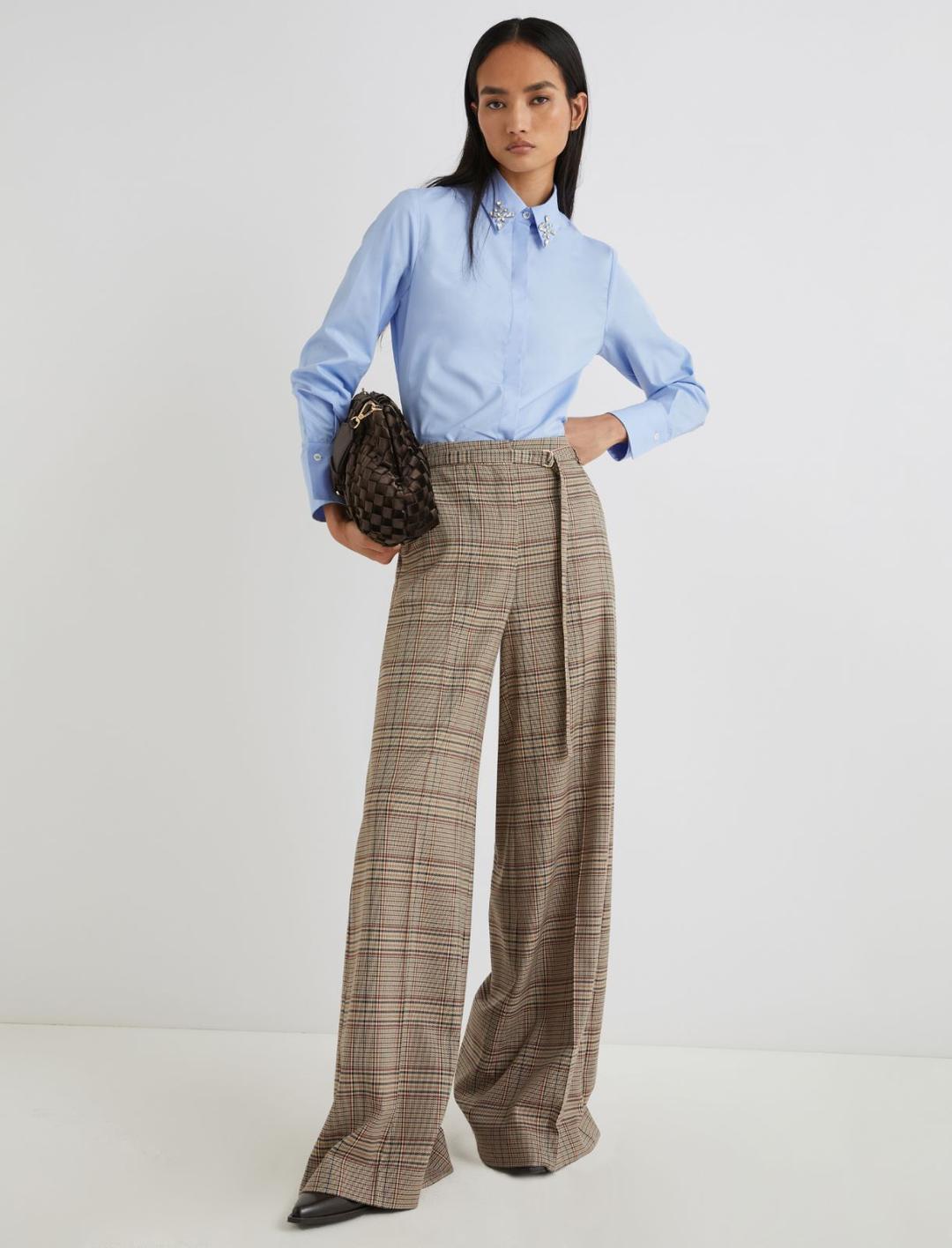 Pantalone ampio in tessuto stretch | Marella Pantalone ampio in tessuto stretch | Marella