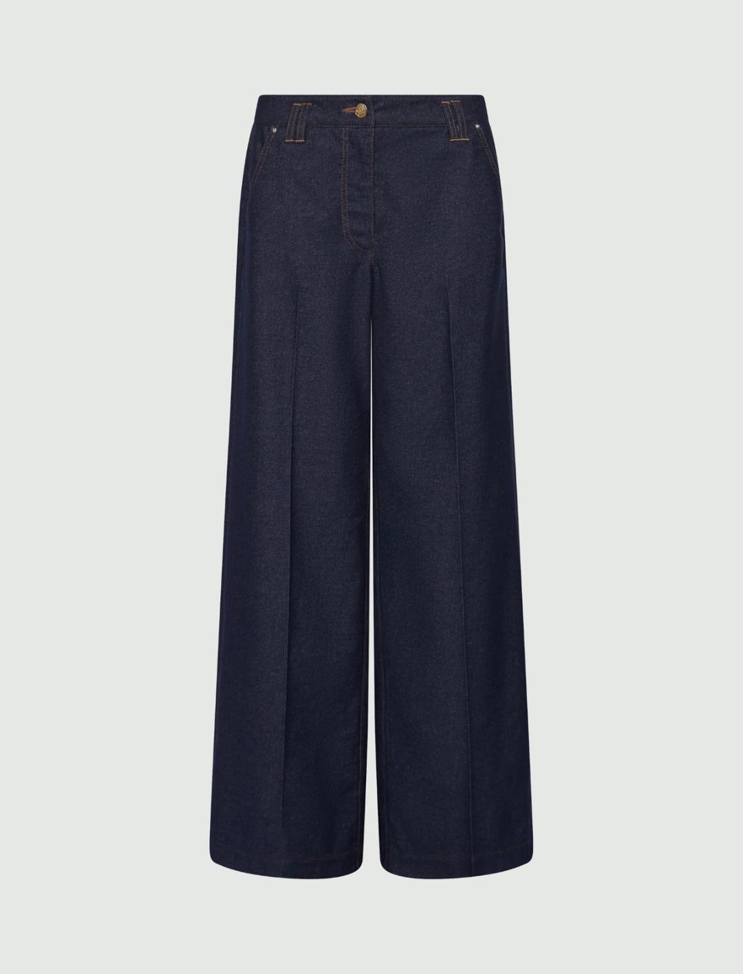 Pantalone wide leg in cotone stretch | Marella Pantalone wide leg in cotone stretch | Marella
